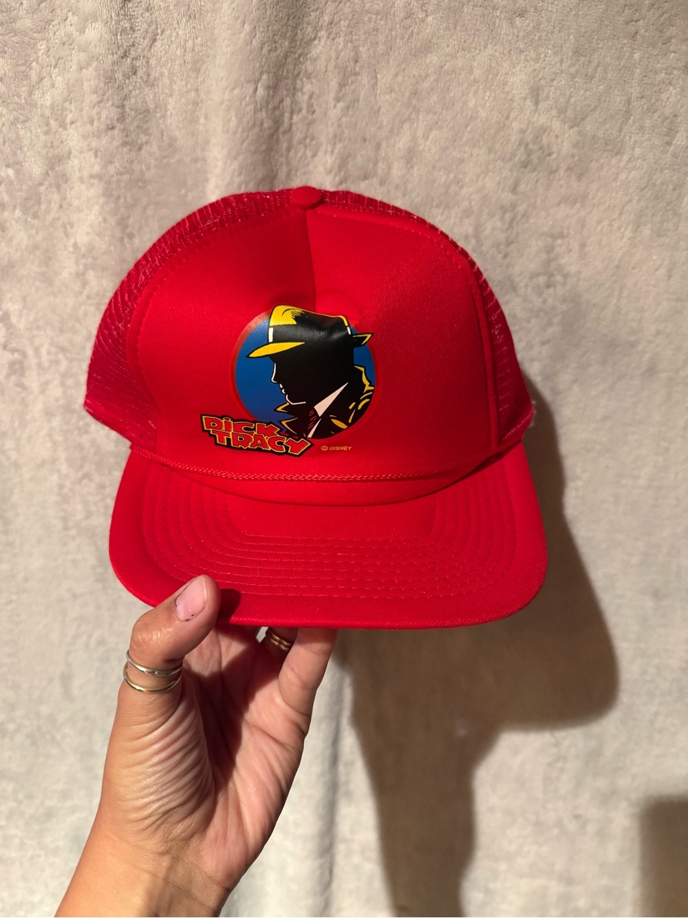Disney Red Dick Tracy Trucker Hat